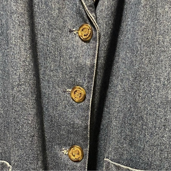 For You By Spiegel Jackets Blazer Women’s 2X Cotton Blue Jean‎ - Picture 11 of 14